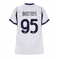 Camiseta Inter Milan Alessandro Bastoni #95 Segunda Equipación Replica 2026-27 para mujer mangas cortas